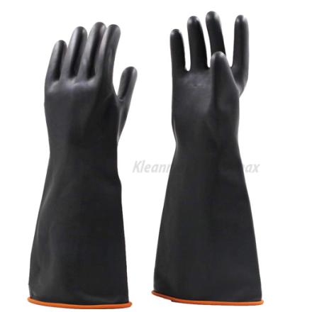 black rubber gloves | Kleanmax